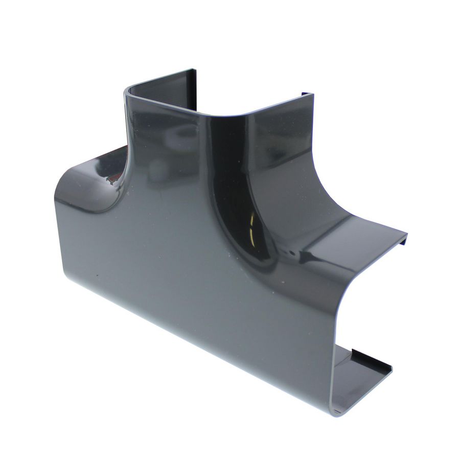 T-stuk 125x75mm antraciet grijs PVC RAL7016