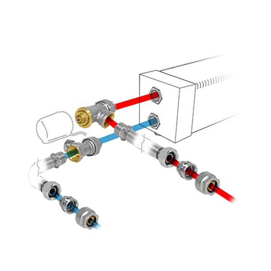 Set 297 thermostaatkop 10 VDC Fe/Cu  diam.14/1
