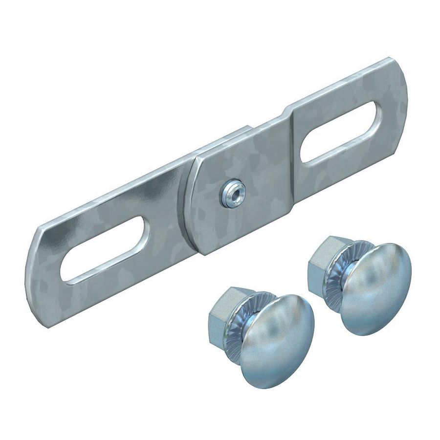 Scharnierverbinder voor BKK-systeem 19x88 Zink/Alum VVE=50