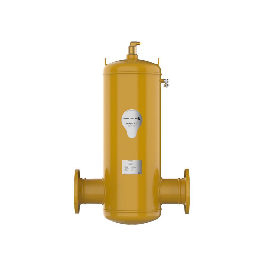 Luchtafscheider staal Hi-flow DN100 Flens P 10bar max.110°C.