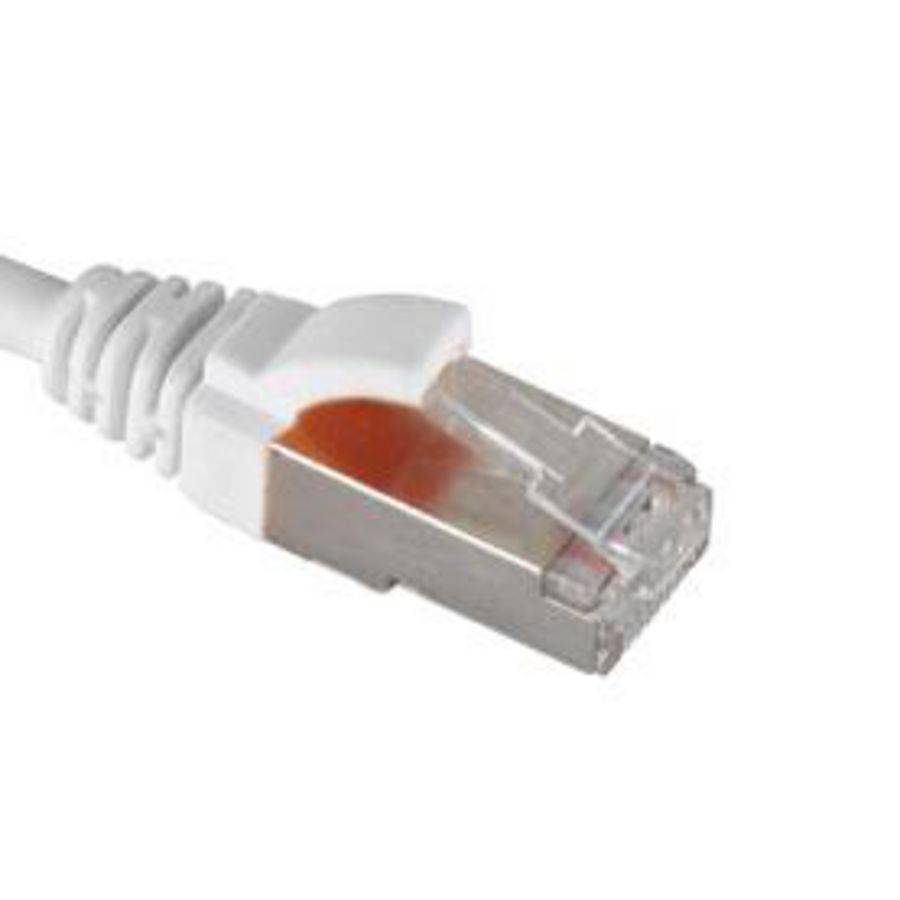Netwerkkabel / patchkabel CAT6 Shielded S/FTP PVC mol. wit 1.5mtr.