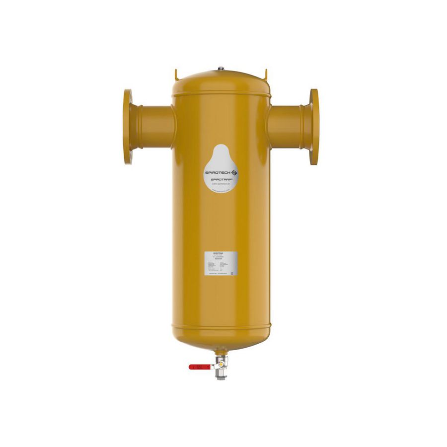 Vuilafscheider Hi-flow DN125 Flens P 10bar max.110°C.