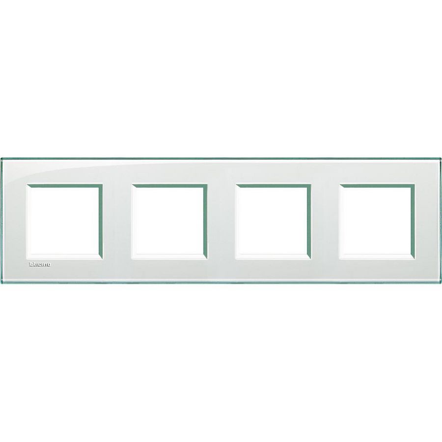 Afdekraam rechthoekig aquamarine 4x2 mod. Livinglight