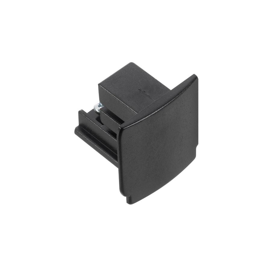 Spanningsrail 3-fase eindkap zwart RAL9005