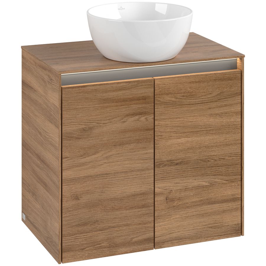 Wastafelonderkast Collaro 600x548x380mm Oak.Kans C150B0RH