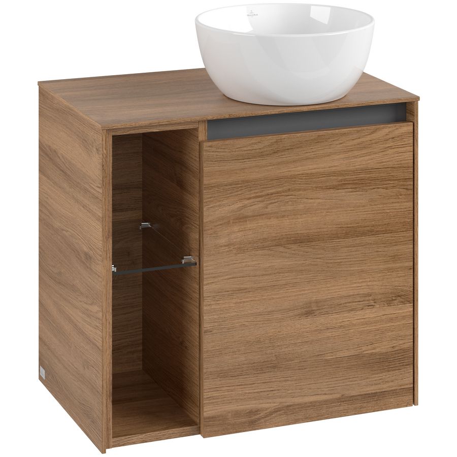 Wastafelonderkast Collaro 600x548x380mm Oak.Kans C15100RH