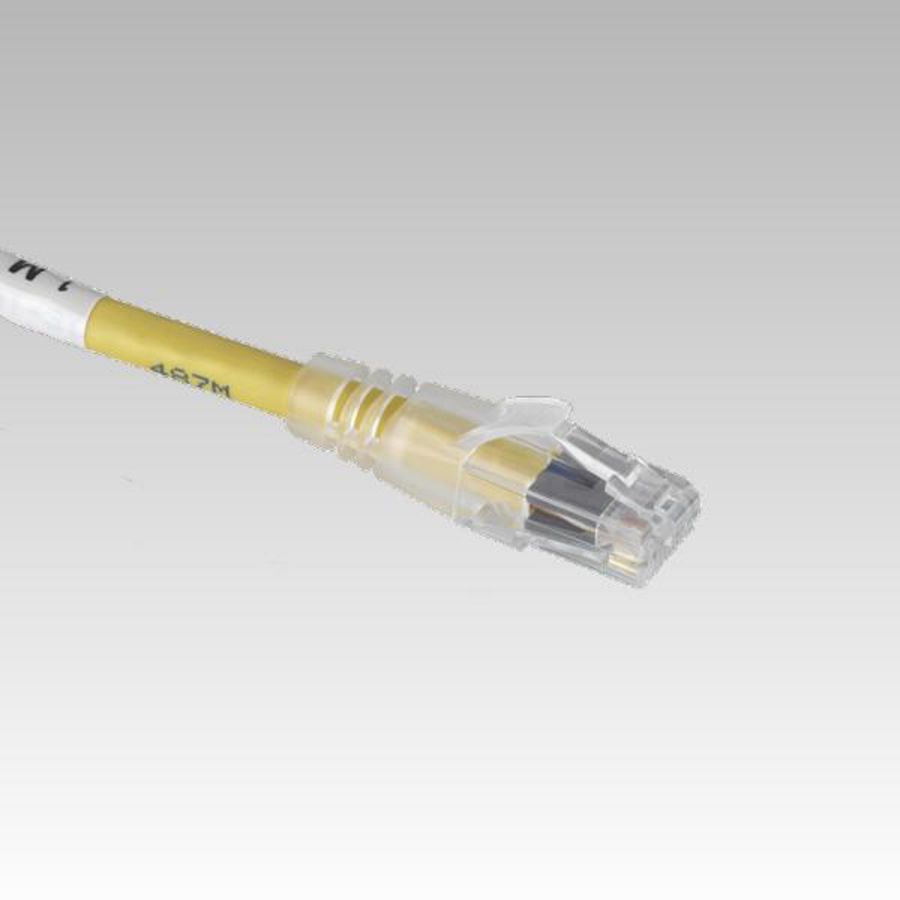 Patchkabel / netwerkkabel CAT6 U/UTP Ass. lszh component geel 1.5meter