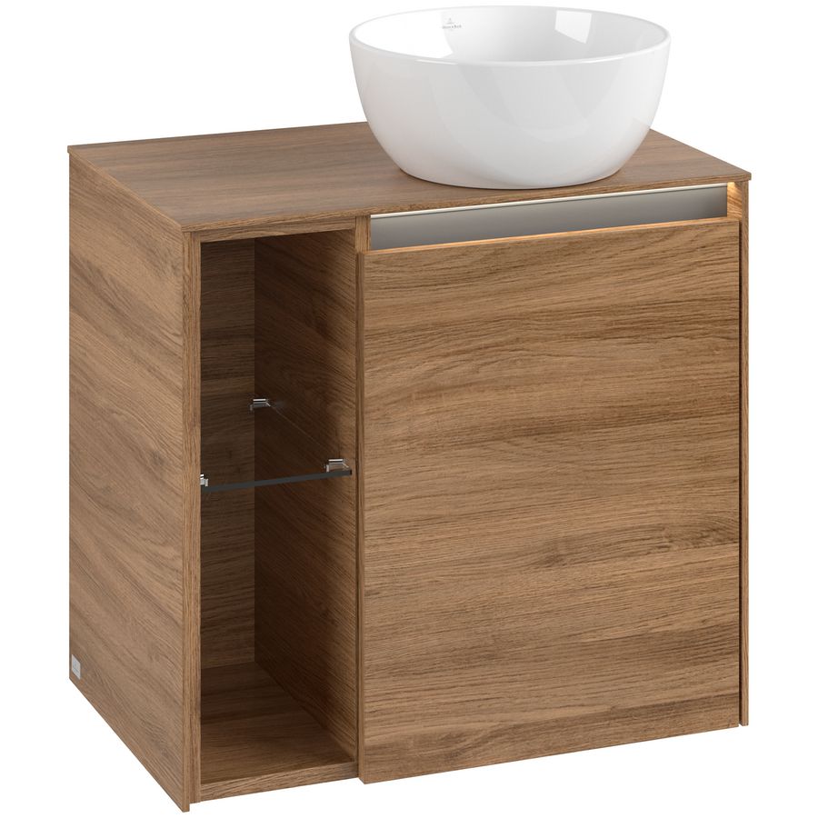 Wastafelonderkast Collaro 600x548x380mm Oak.Kans C151B0RH