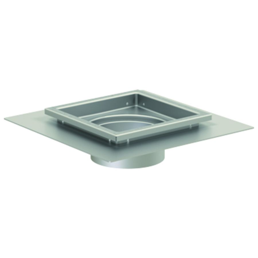 EG200S tegelflens met sijpel 200x200