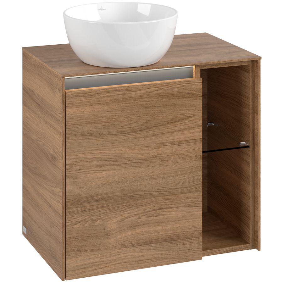Wastafelonderkast Collaro 600x548x380mm Oak.Kans C152B0RH