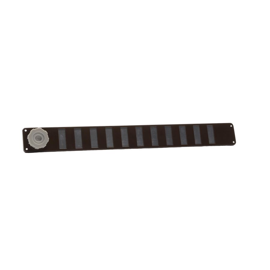 ALU schuifrooster+gaas 370x40mm bruin
