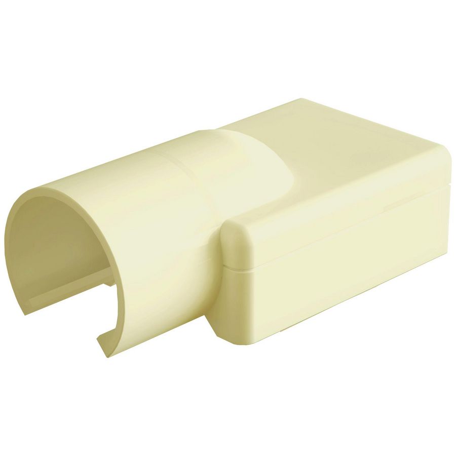 Zak a 2st. Verloopmof 19mm voor 25x13mm Systeem25 creme