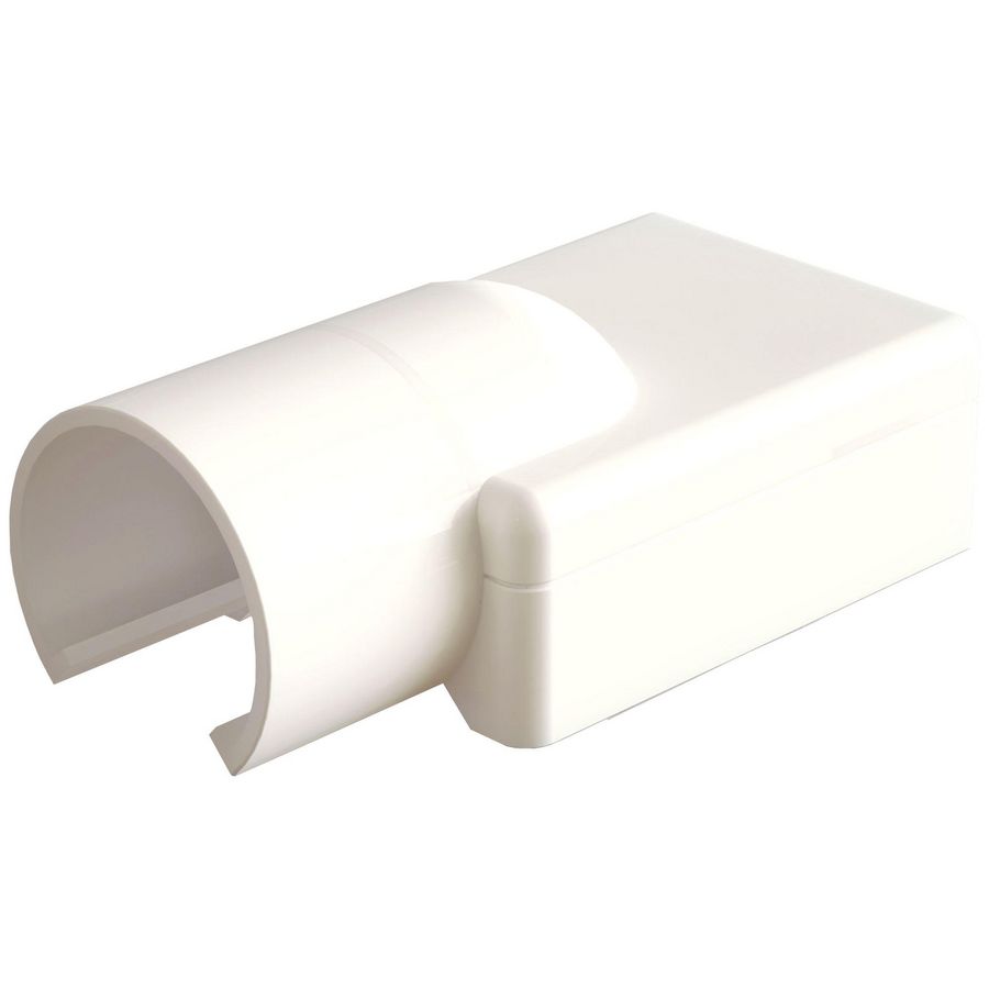 Zak a 2st. Verloopmof 19mm voor 25x13mm Systeem25 wit