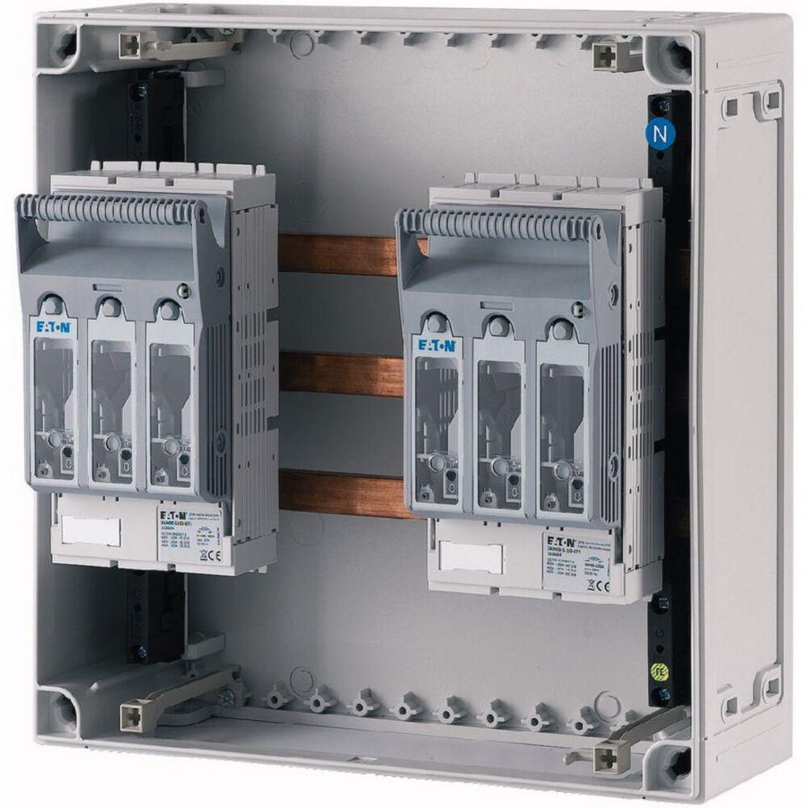 Kast Ci HxB=375x375mm 60mm RM voor 2x XNH00 MB 250A 3p