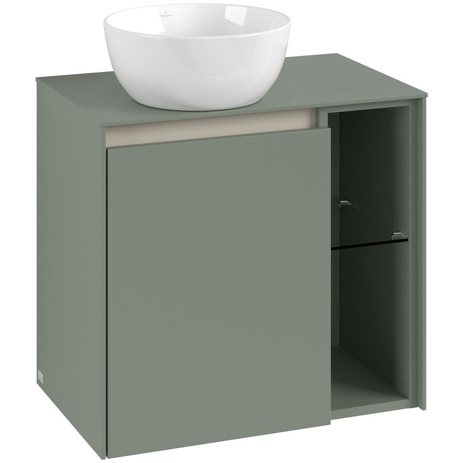 Wastafelonderkast Collaro 600x548x380mm Soft Green C15200AF