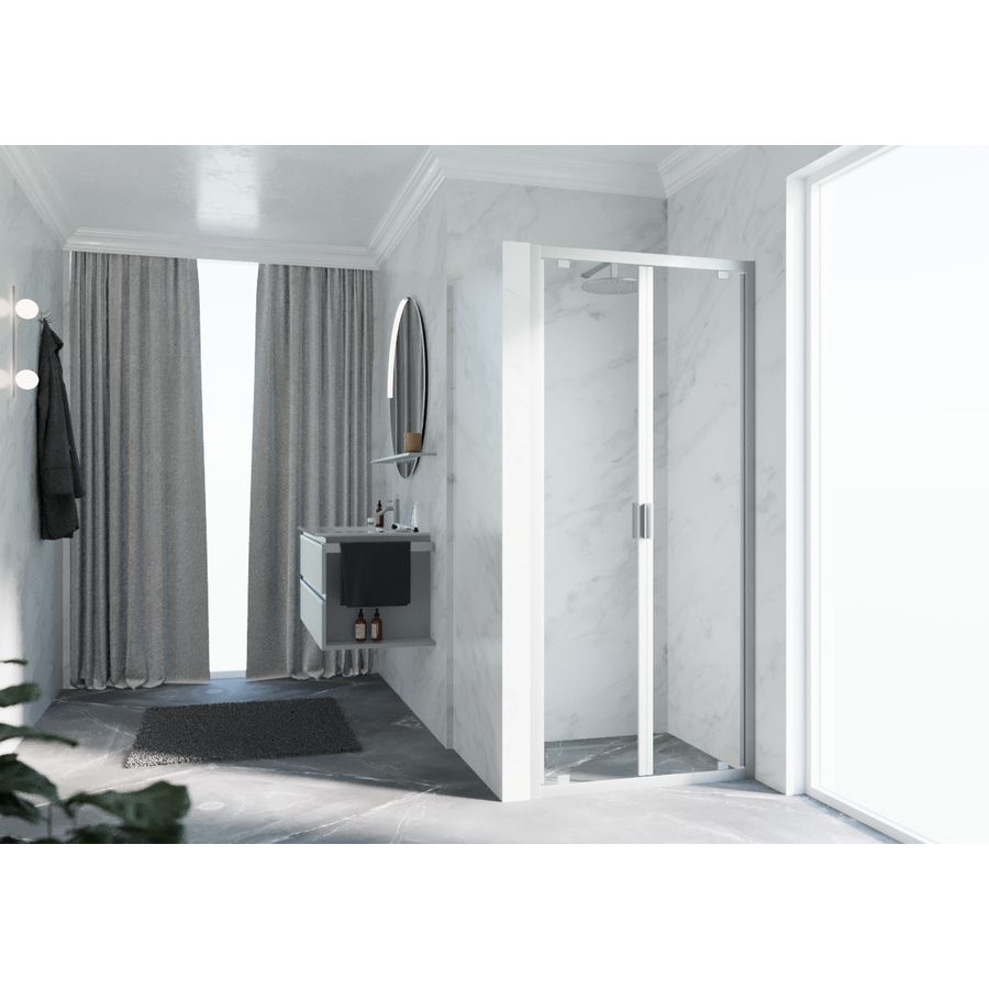 Draaideur 2-delig LUNB 1020-1080x1950mm matchroom helder