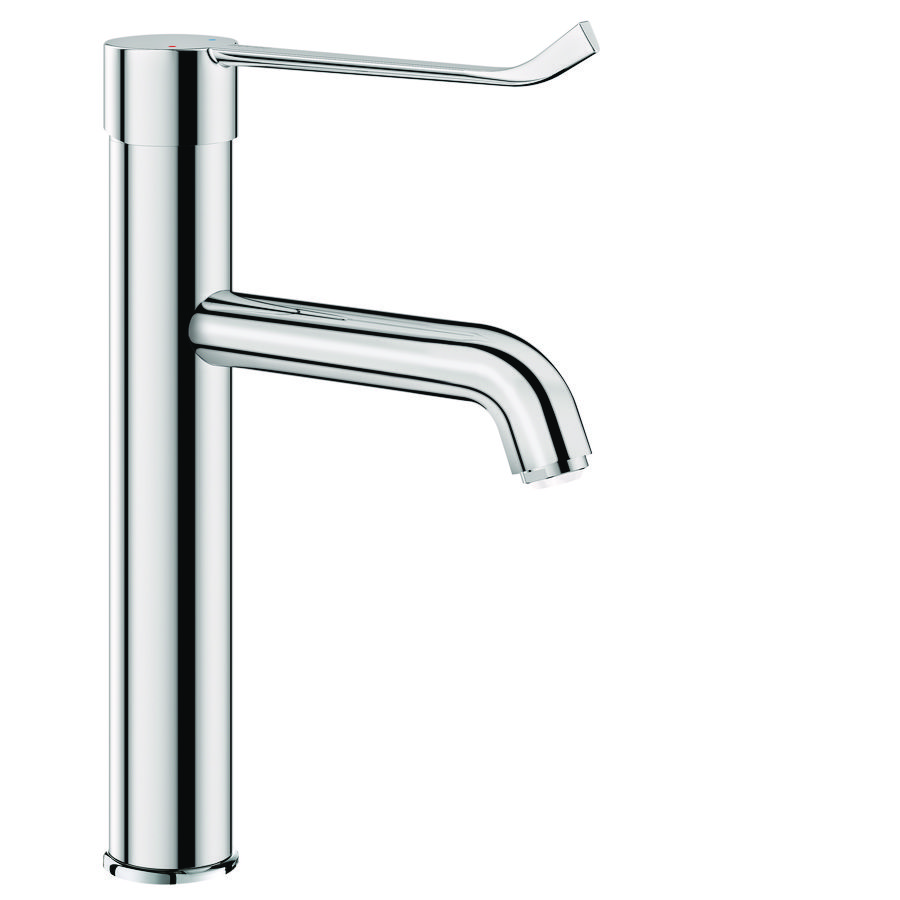 Mengkraan + hoge vaste uitloop H.165 L.140 hygien. hendel