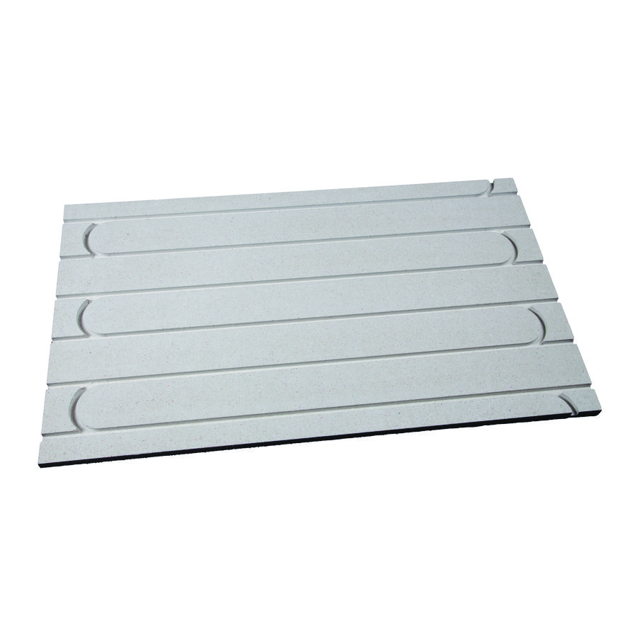 Gipsvezelplaat 1000x600x18mm verticale frezing voor RENO12