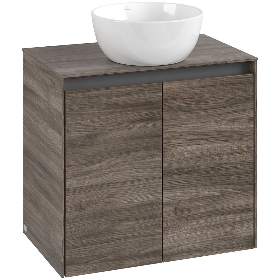 Wastafelonderkast Collaro 600x548x380mm Sto.Oak C15000RK