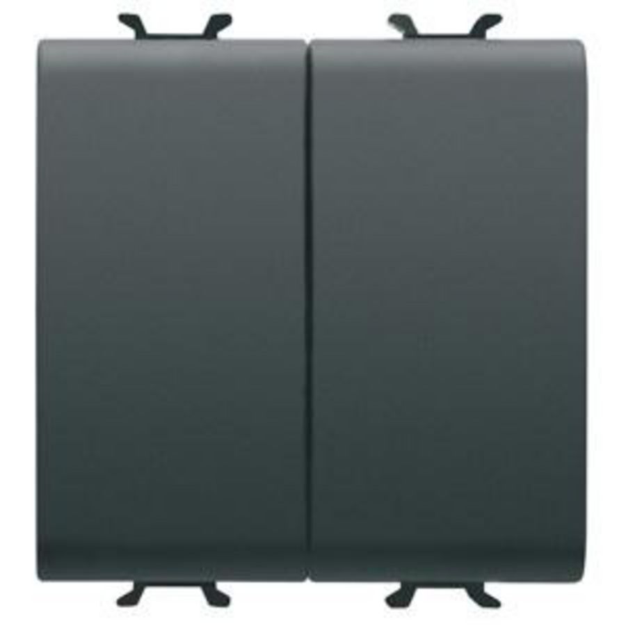 DUBBELE TWEEWEGSCHAK. 250 Vac-STEEKKLEMMEN-1P 16 AX VVE=6