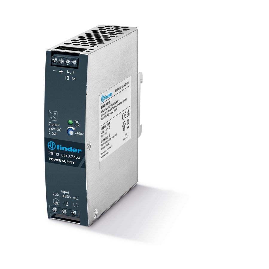 FIN VOEDING 2.5A 24VDC 60W