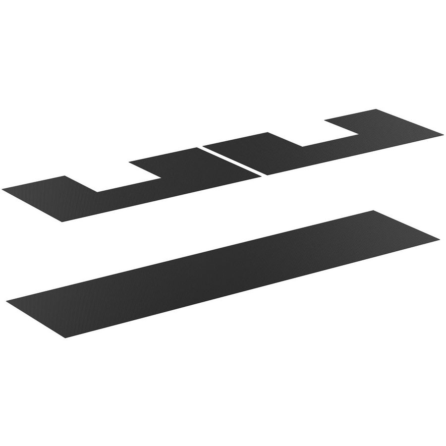 Set a 2 matten anti-slip TIEMPO 1125x274x1.2mm in neutraal afwerking