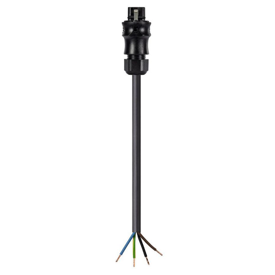 Aansluitsnoer RST20I4 male 1,5mm² 200cm zwart PVC 70°C VVE=25