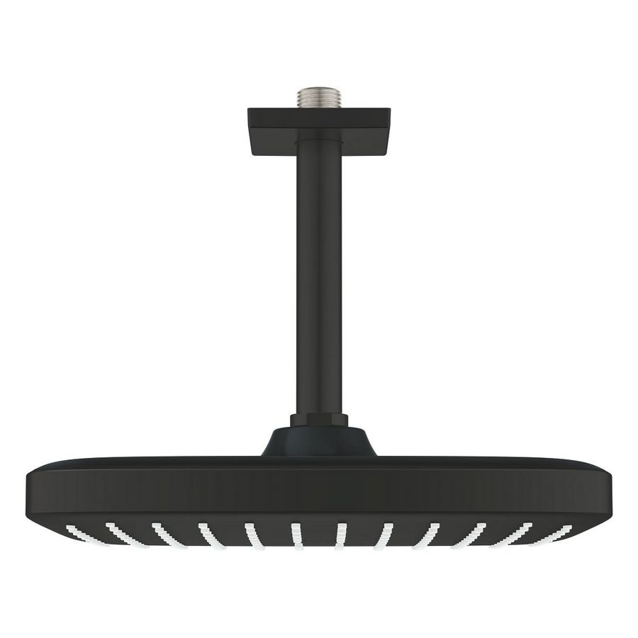 Tempesta 250 hoofdouche vierkant 142mm 9,5l/m Matte Black (mat zwart) (prof)