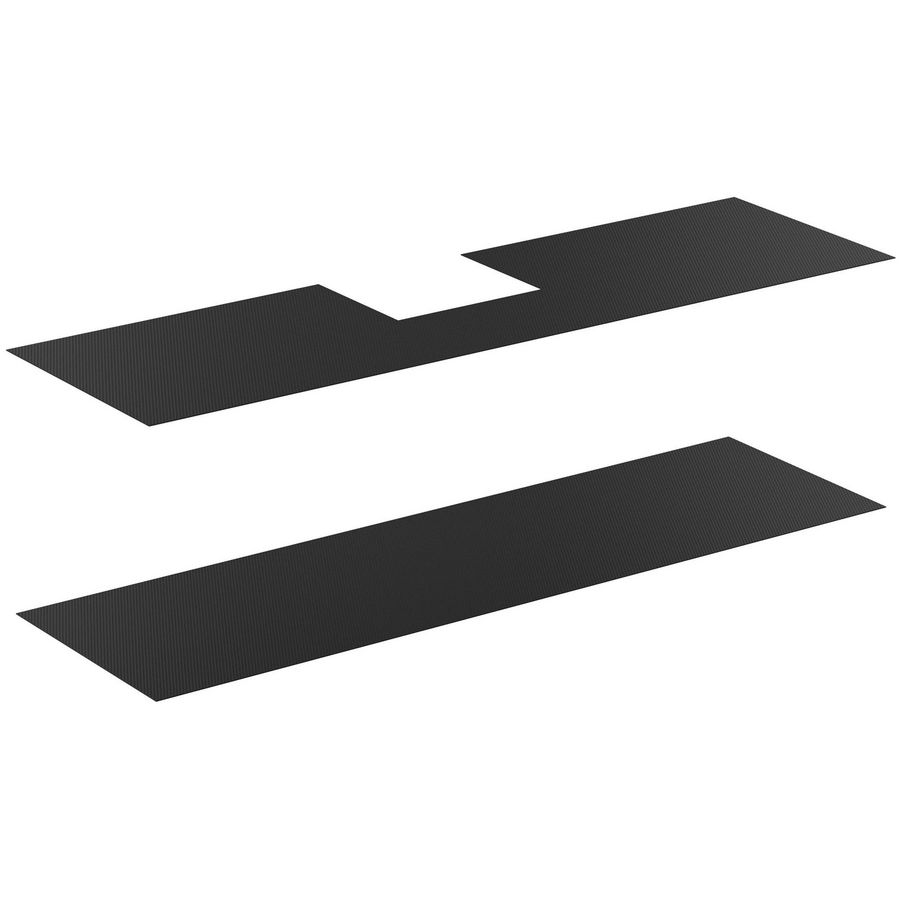 Set a 2 matten anti-slip TIEMPO 925x274x1.2mm in neutraal afwerking
