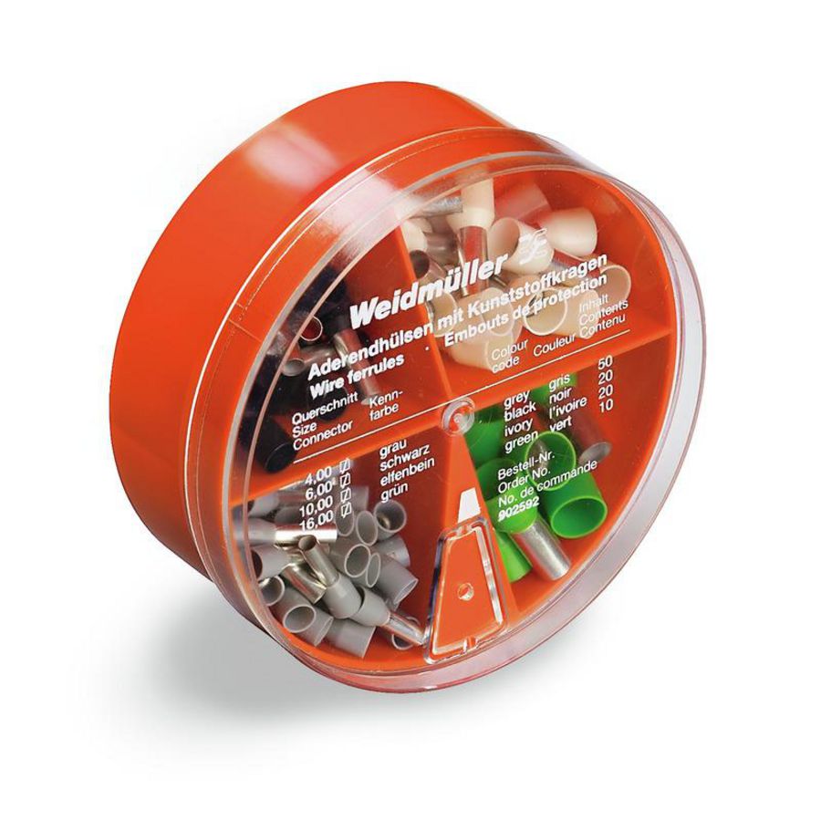 Assortiment draadeindhulzen Krimpbereik 4mm2 9025400000