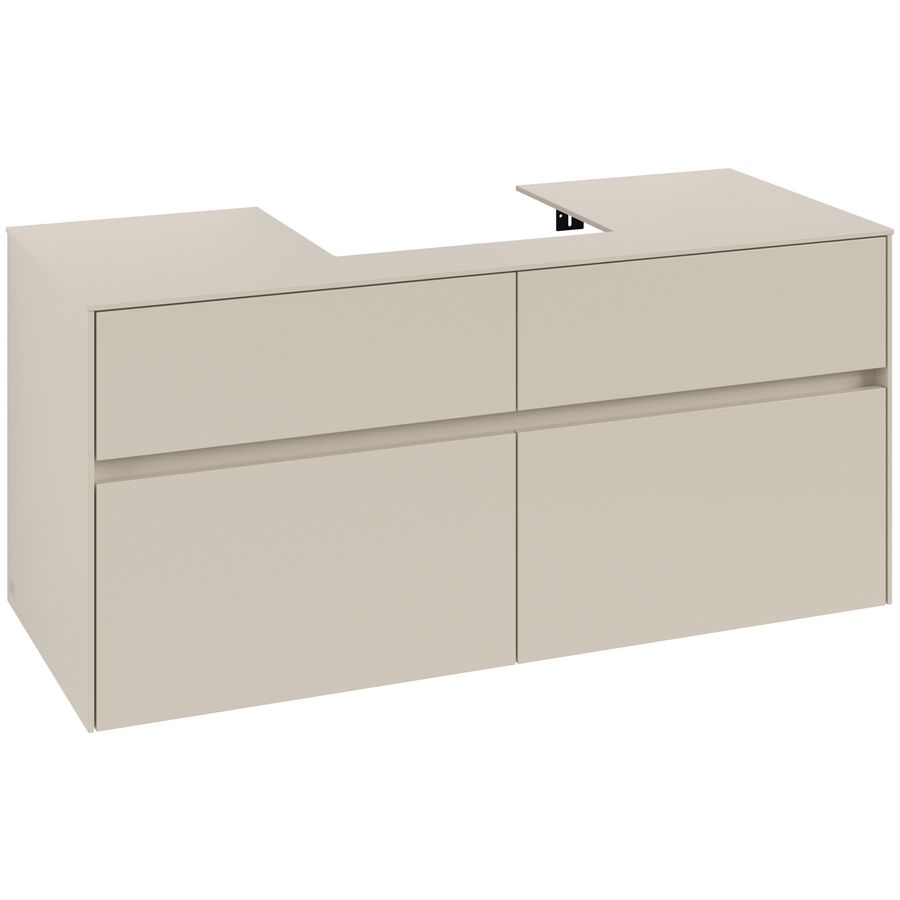 Wastafelonderkast Collaro 1200x548x500mm Cashmere Grey C070B0VN