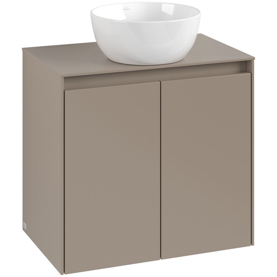 Wastafelonderkast Collaro 600x548x380mm Taupe C15000VM