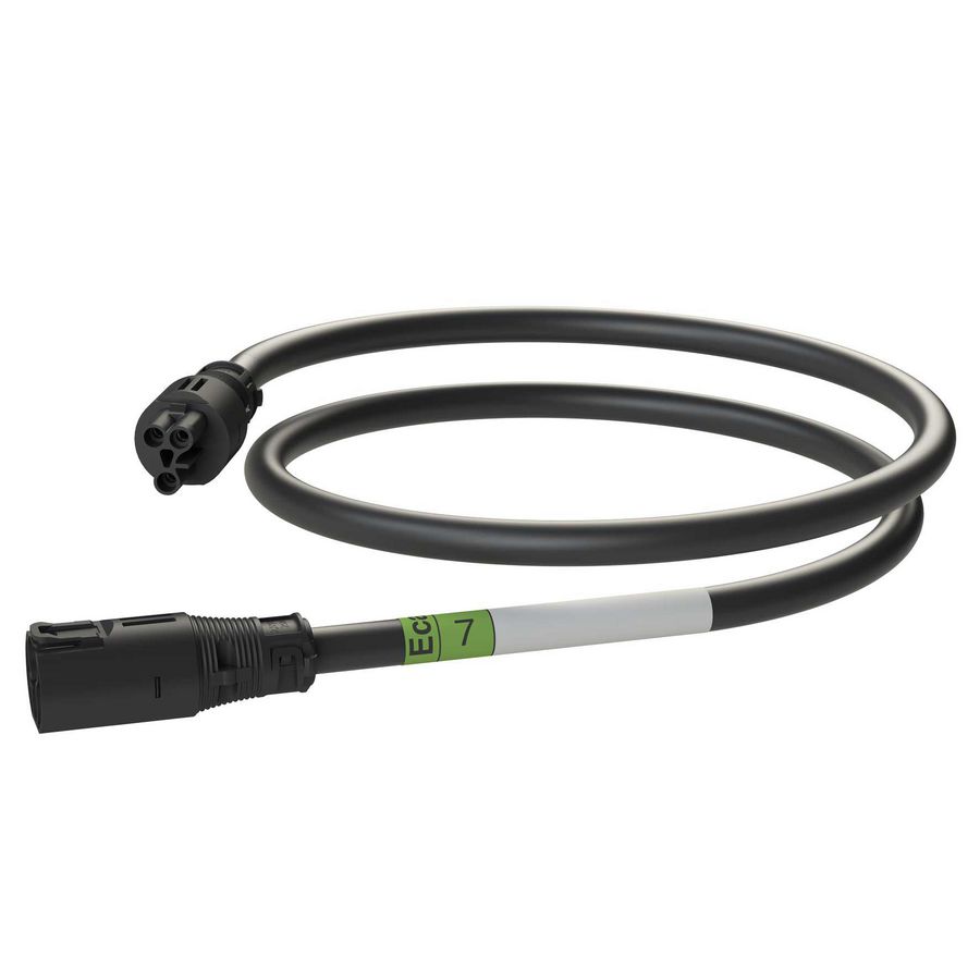 Koppelsnoer AW 7m 3G2,5 zwart Eca VVE=10