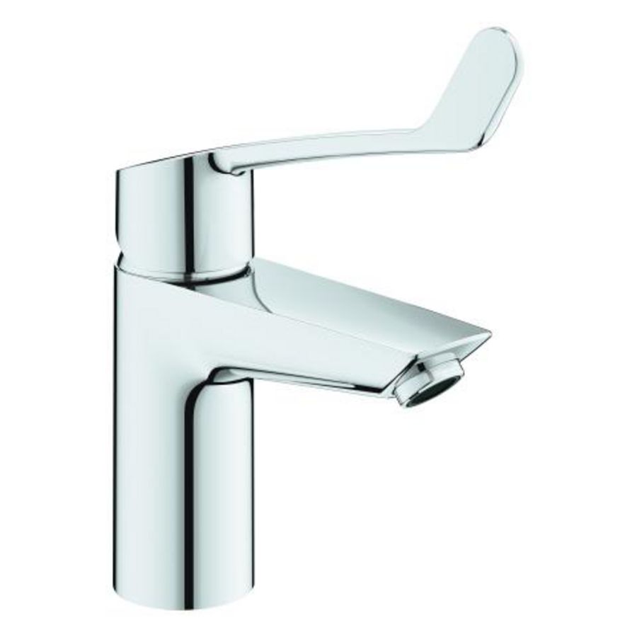 Eurosmart S-size wastafelmengkraan lange greep incl. push-open plug 1.1/4" (prof)