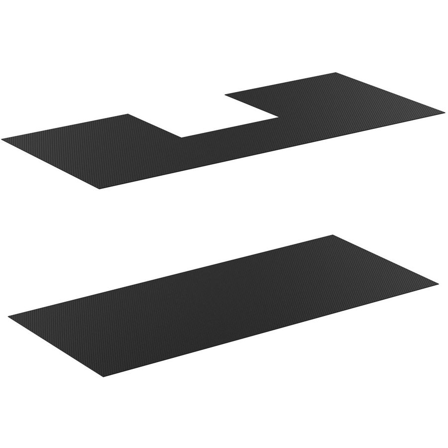 Set a 2 matten anti-slip TIEMPO 625x274x1.2mm in neutraal afwerking