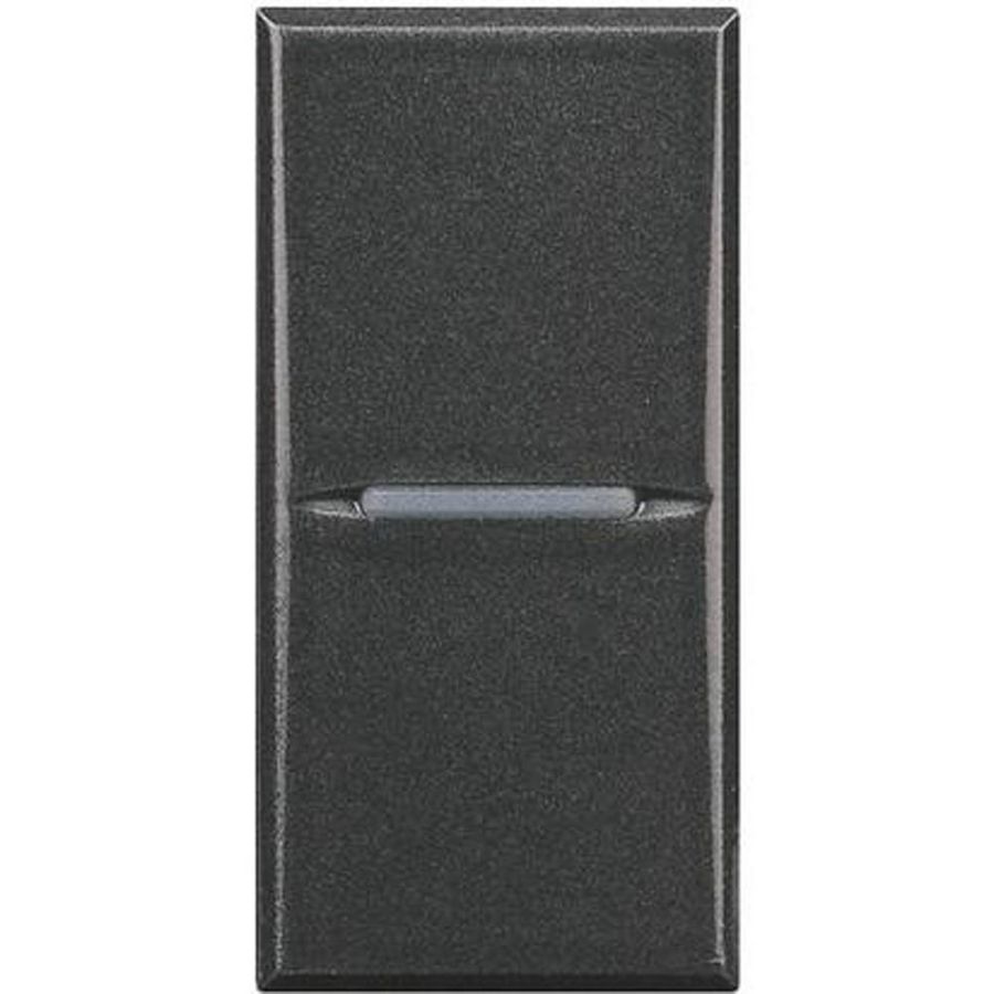 Schakelaar 1-polig axiaal 10A 1 module antraciet Axolute