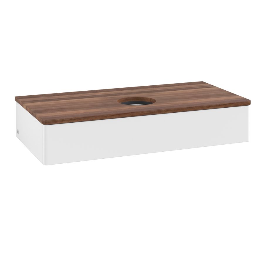 Wastafelonderkast Antao 1000x190x500mm White Matt Lacquer K09012MT