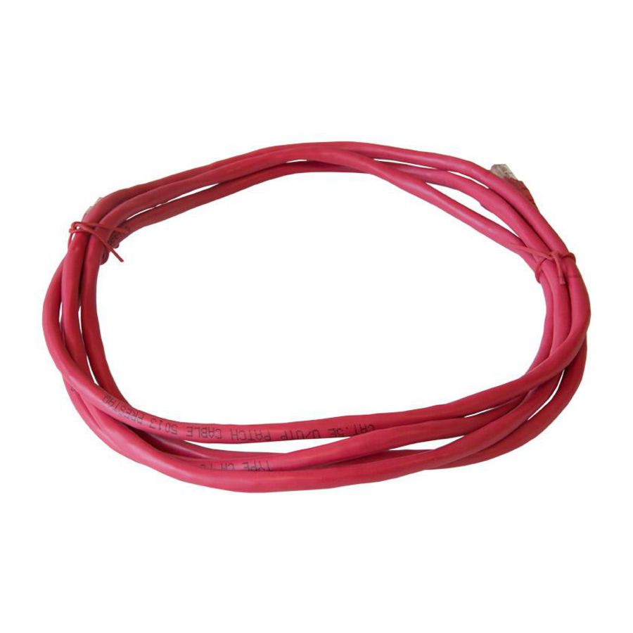 Patchkabel / netwerkkabel CAT5e UTP PVC molded rood 2.0meter