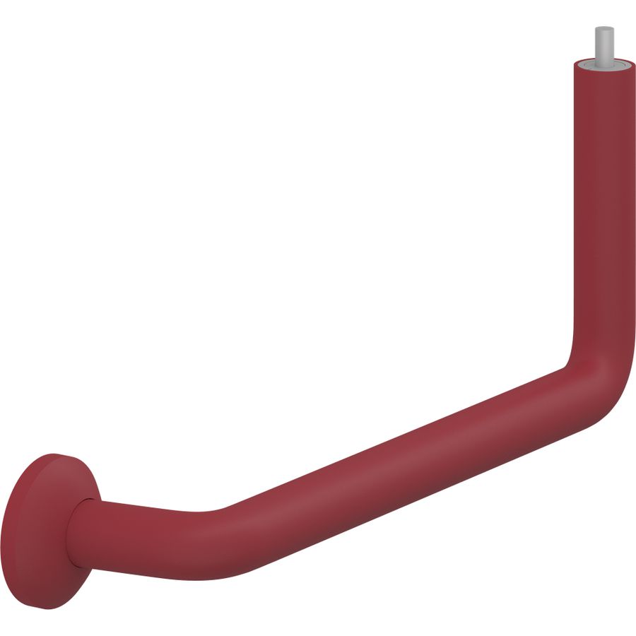 Hoekcomponent handgreep rechts 400x154mm PLUS rood