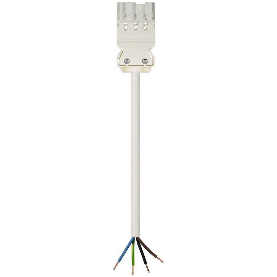 Aansluitsnoer GST18I4 male 1,5mm² 100cm B2CA wit VVE=50