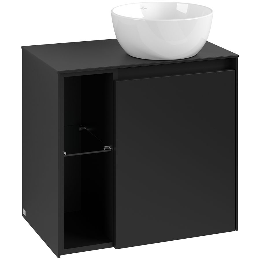 Wastafelonderkast Collaro 600x548x380mm Volcano Black C151B0VL