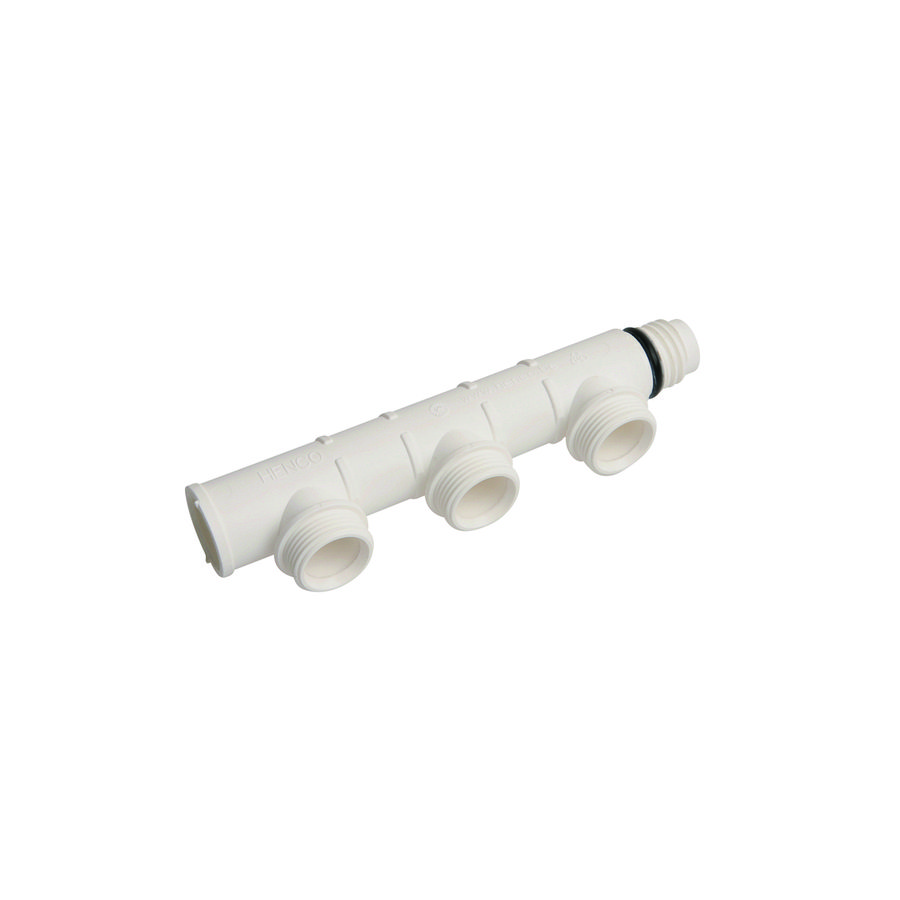 Verlengsuk/basis push 3/4" euroconus wit 3x EK uiting