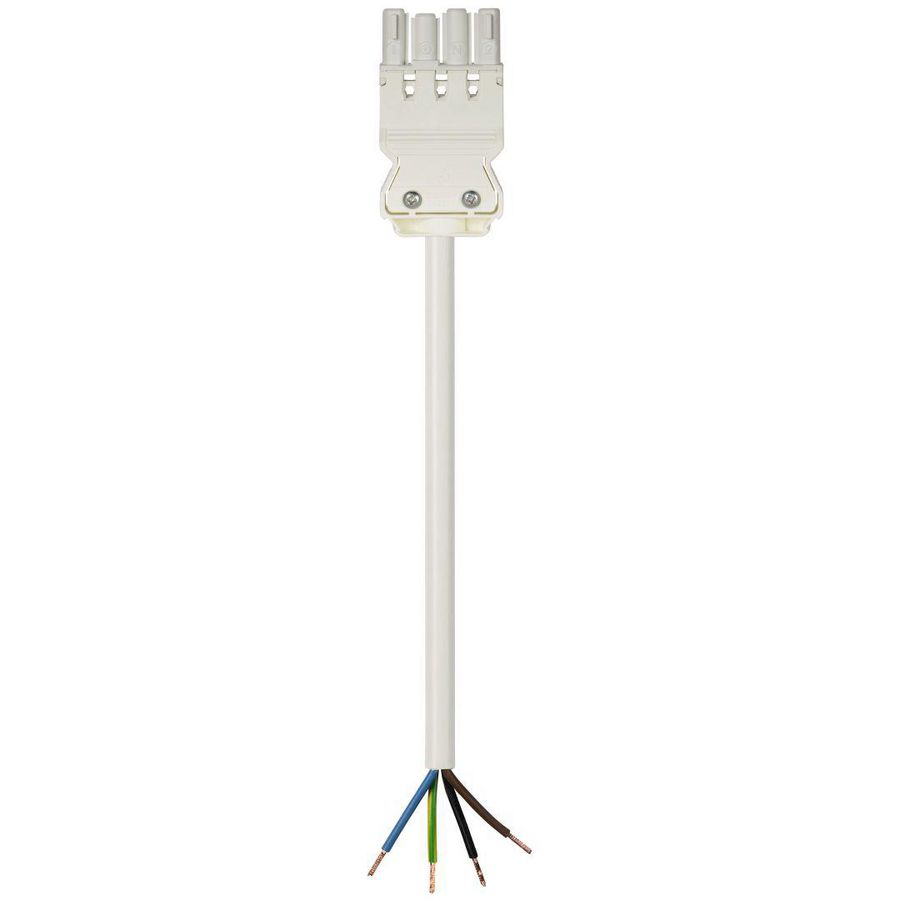 Aansluitsnoer GST18I4 female 1,5mm² 100cm CCA wit VVE=50