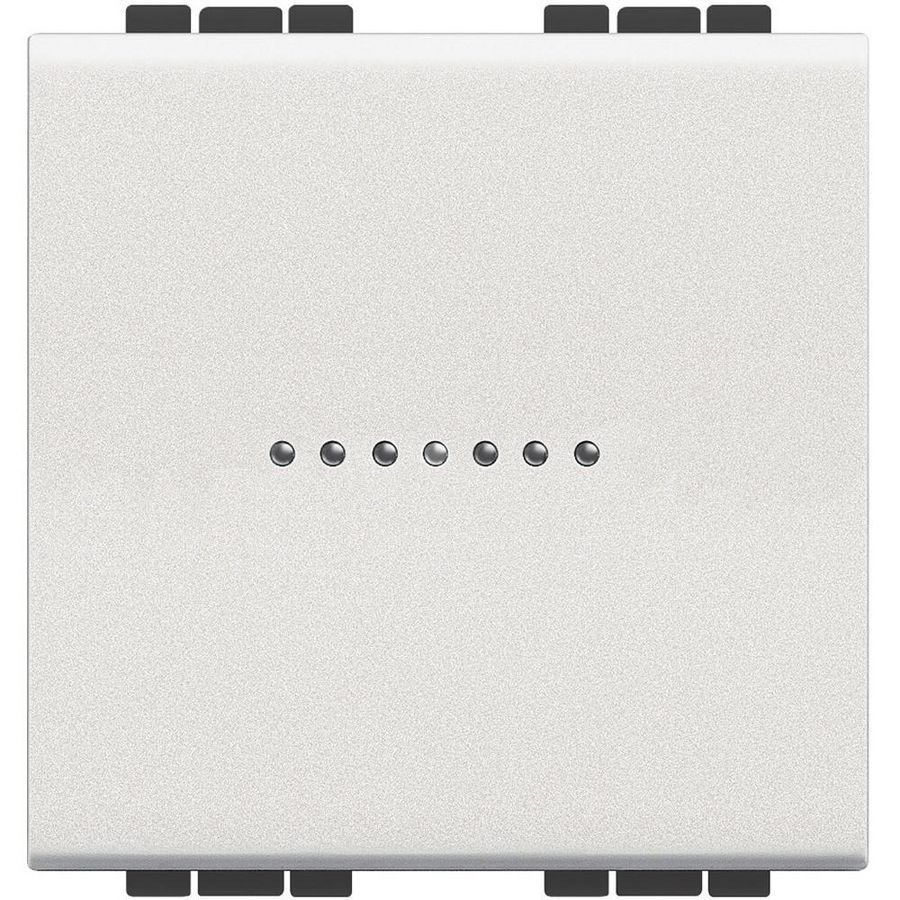Schakelaar axiaal 1P 10A 2 modulen wit Livinglight