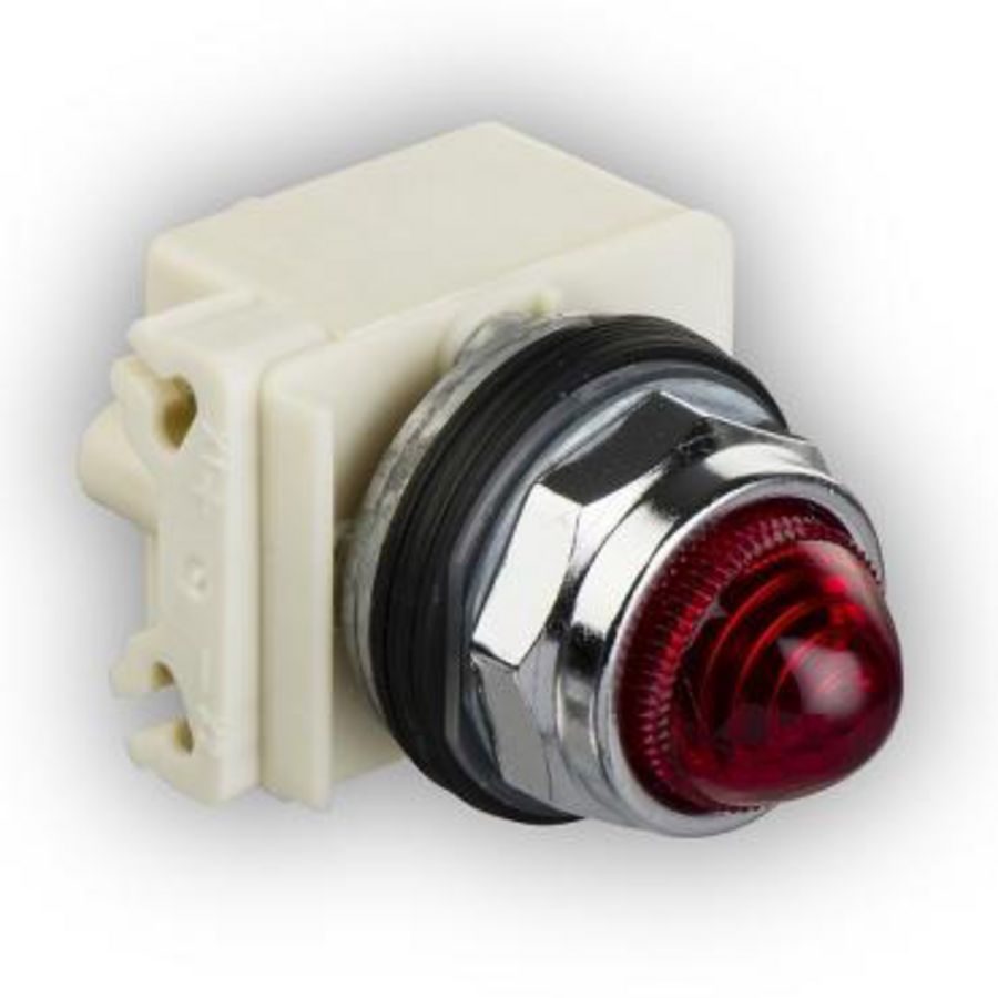 Signaallamp 30mm Open voltage Schroefkl. Rood Harmony 9001K