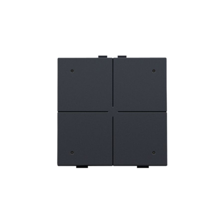 4-voudig drukknop leds/comfortsens. HomeControl anthracite
