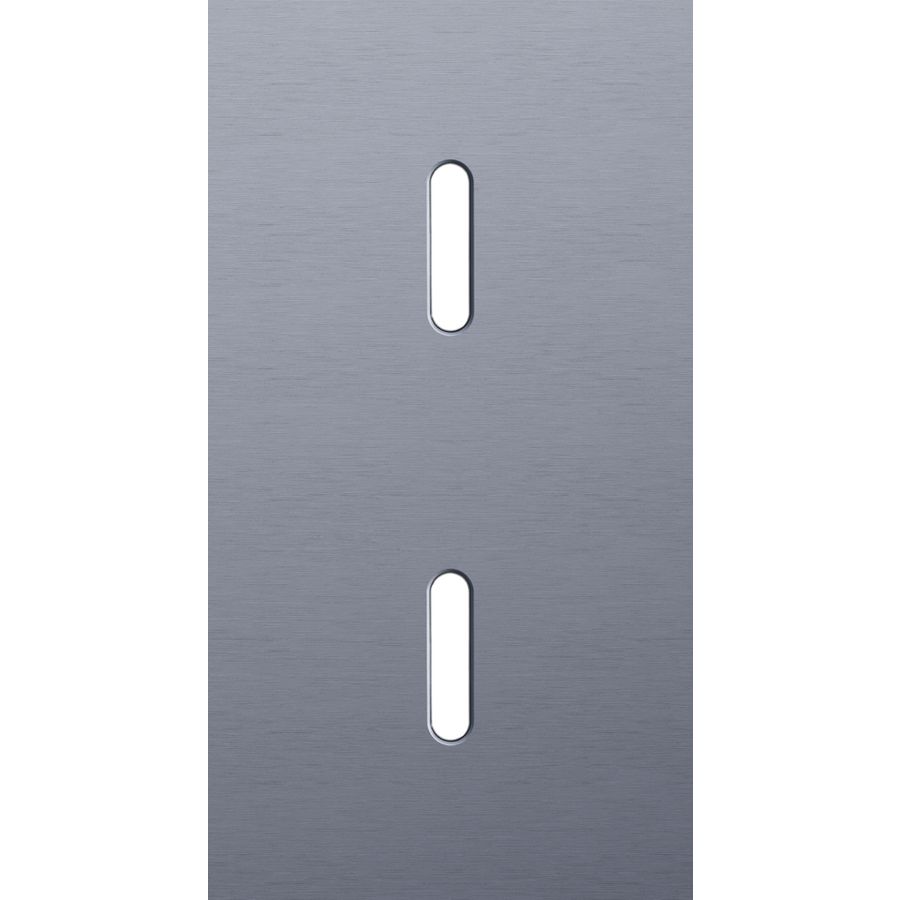 Tweevoudige afdekpl. verticaal 71mm centerafstand twee enkel