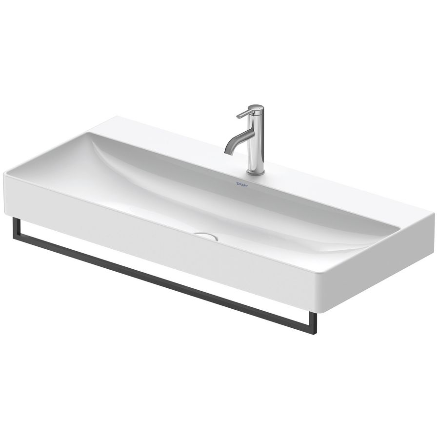 Handdoekhouder lengte: 941mm, Zwart mat