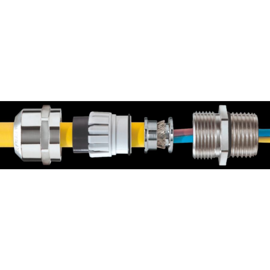 Kabelwartel ATEX M12x1,5 lange tap doorlaat 4-7mm (EMSKE-L12EMV-S) VVE=50