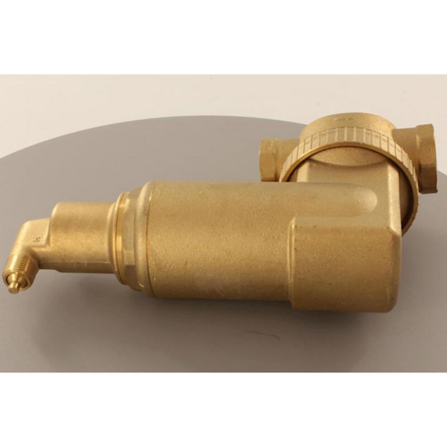 Luchtafscheider messing Spirovent RV2 hor./vert.. 1.1/4" bn.